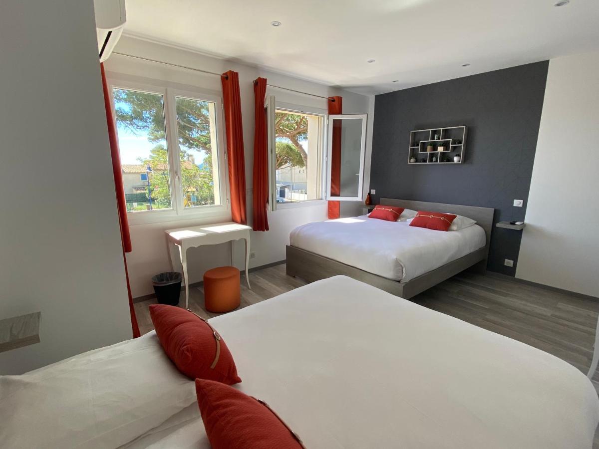 Logis Hotel Restaurant Le Kalliste Hyeres Bagian luar foto