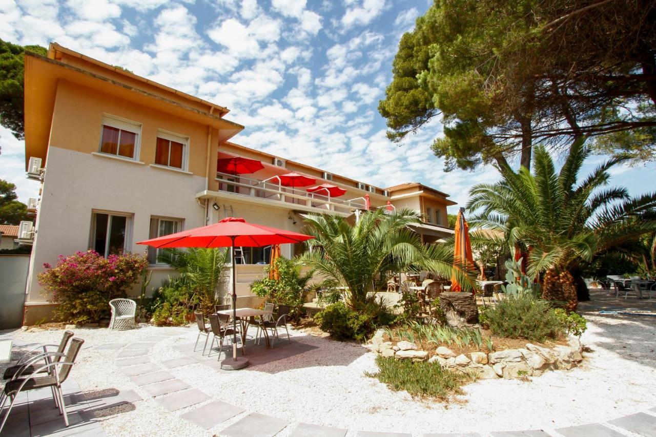 Logis Hotel Restaurant Le Kalliste Hyeres Bagian luar foto